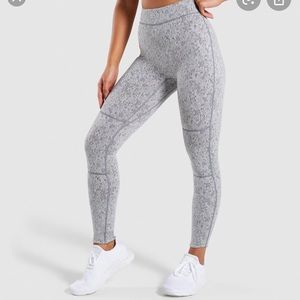 Gymshark fleur texture leggings